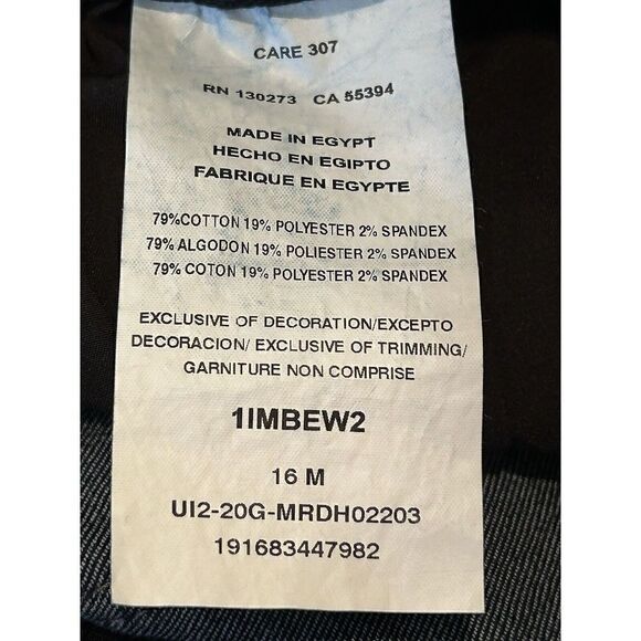 Lee Riders Shape Illusions Blue Jeans Slim Fit Boot Cut Midrise Size 16 - Picture 4 of 7